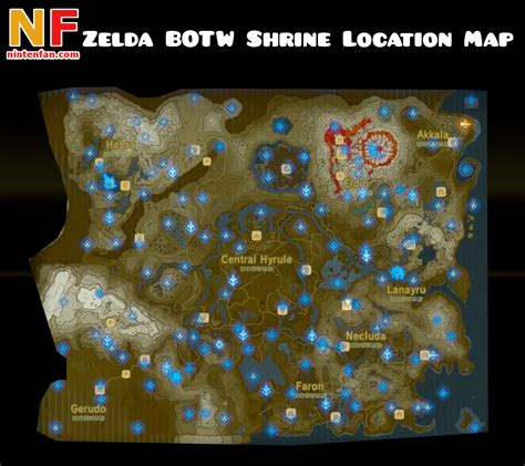 shrine botw|Shrine location maps for Zelda: Breath of the Wild .